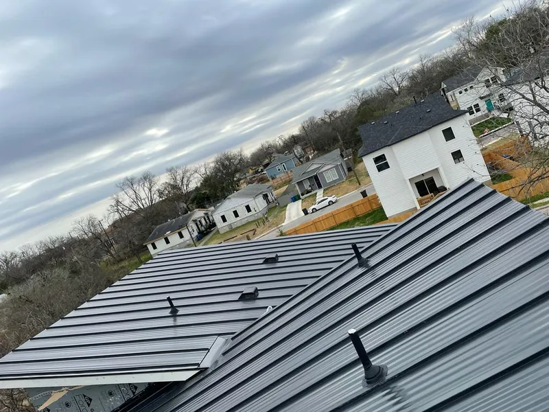 Standing seam metal roof panels with vents for Skylight Repair in Scotch Plains